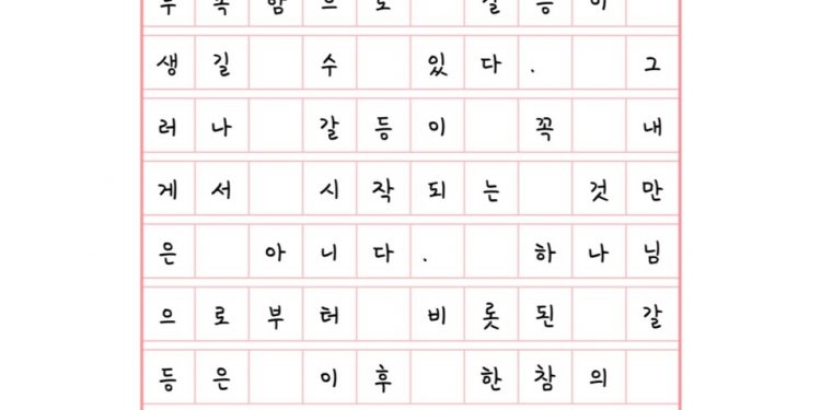 갈등과 문제의 결과