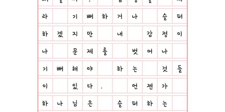 기쁨이라는 감정